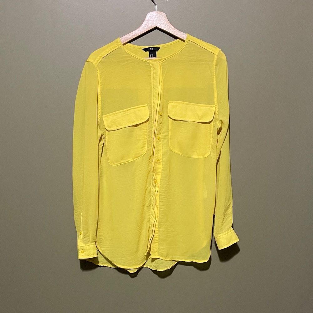 H&M Yellow Women's Blouse